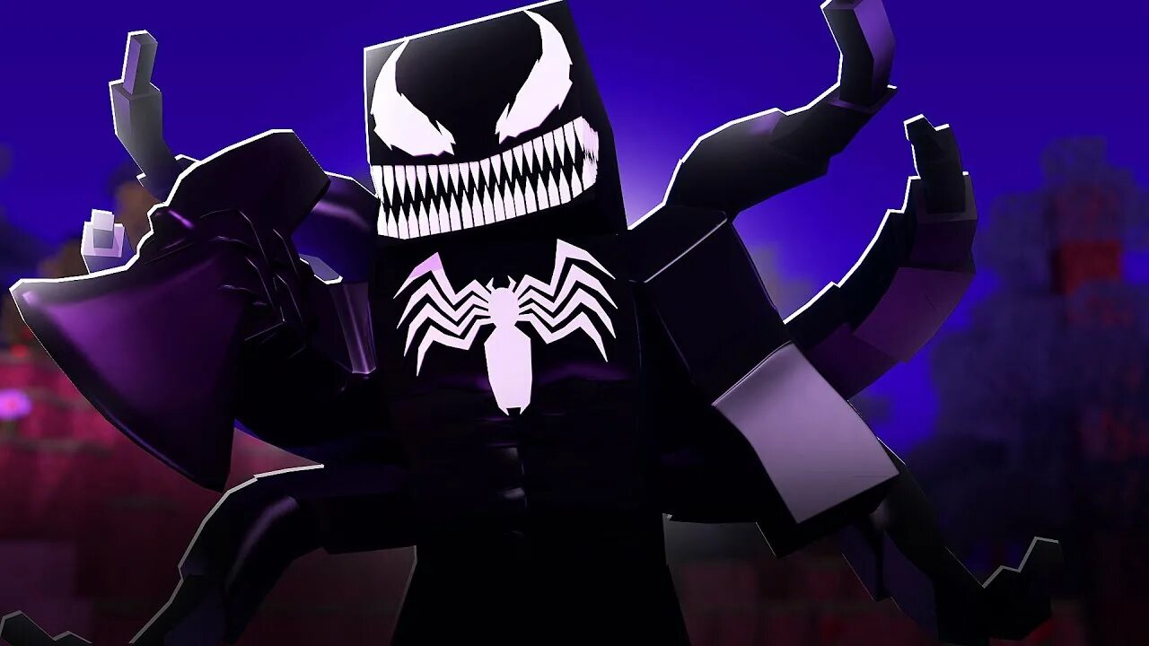 Майнкрафт Venom. Веном в МАЙНКРАФТЕ. Мод на Венома. Скин Венома. Фиск суперхироус