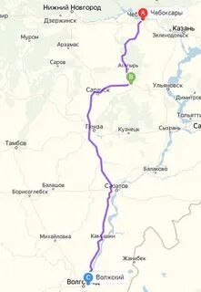 Дзержинск чебоксары расстояние