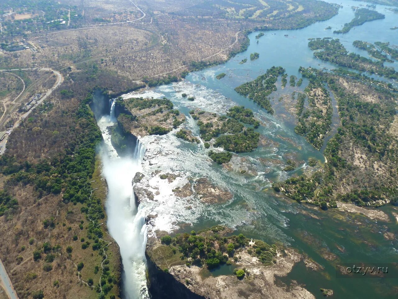 Aerial views of Victoria Falls Flickr
