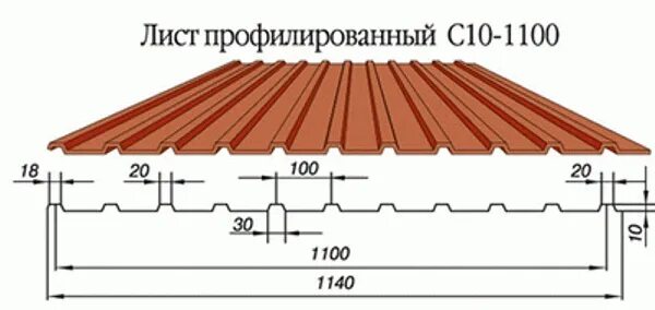 Х 3 1000 0. Ширина листа профнастила с10. Профнастил с 10 габариты. Профлист с10-1000-0.6. Профлист с10 Размеры.