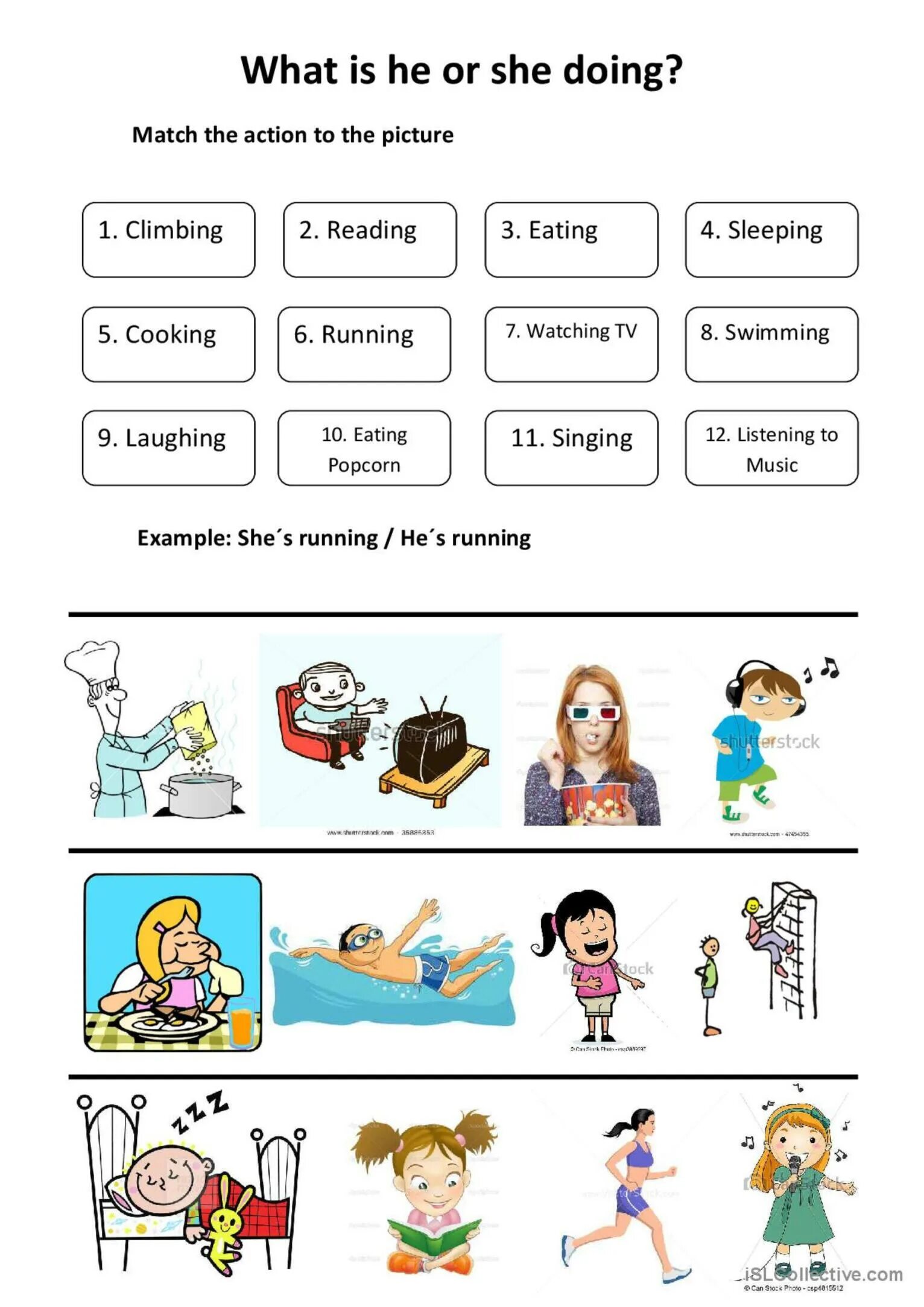 What is he doing ответ. What is he doing задания. Present Continuous задания для детей. Упражнения what does he\she like. What are you doing Worksheets for Kids.