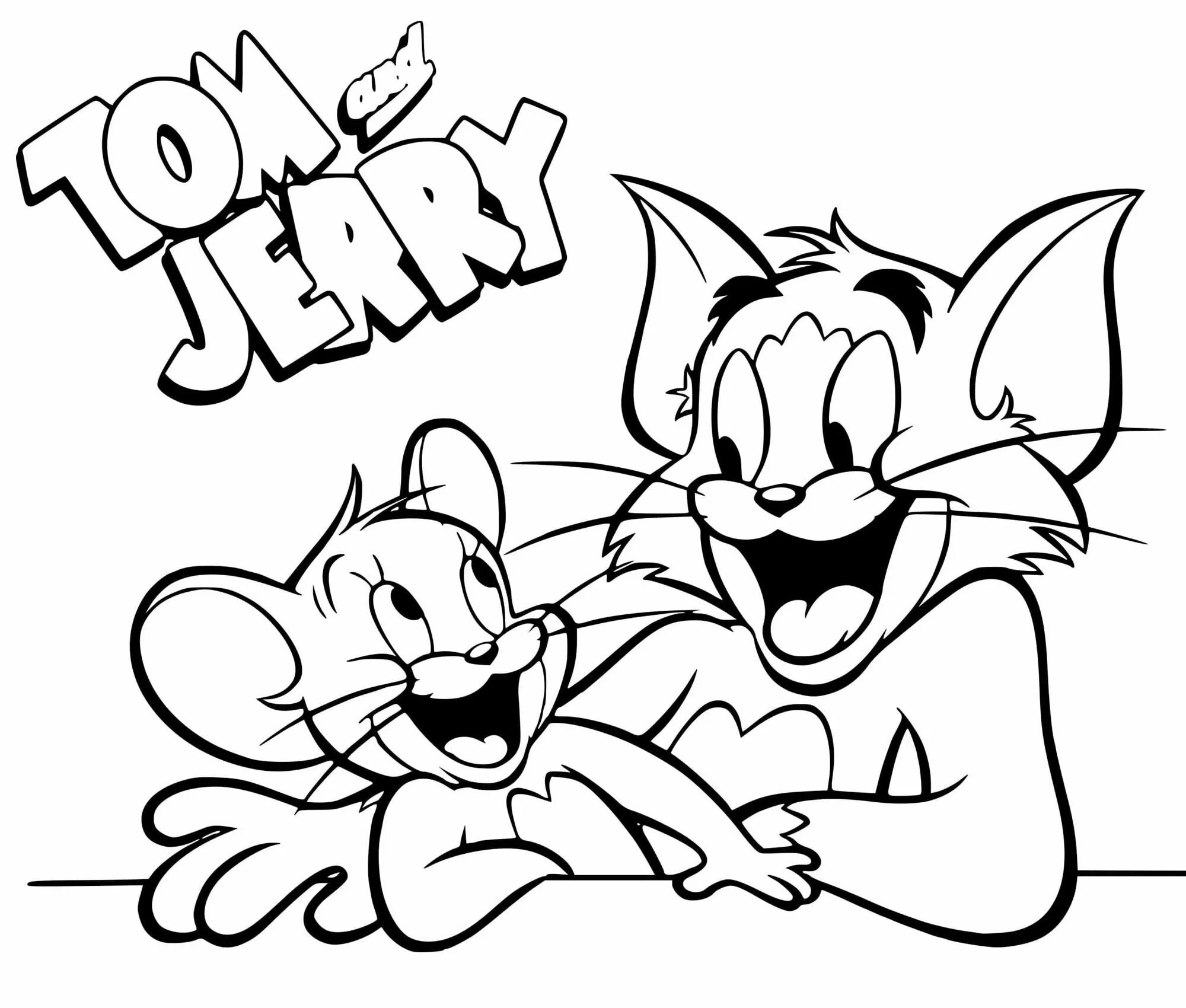 Ктом. Раскраска для детей Disney Tom Jerry. Том и Джерри кот том раскраска. Рисунки мультика том и Джерри легкие.