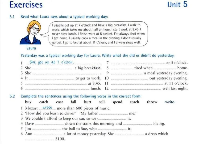 Unit 5 reading. Exercises Unit 5 ответы. Unit 5 exercises 5.1 ответы. Задания по английскому языку 7 класс. Английский язык exercises Unit 5.