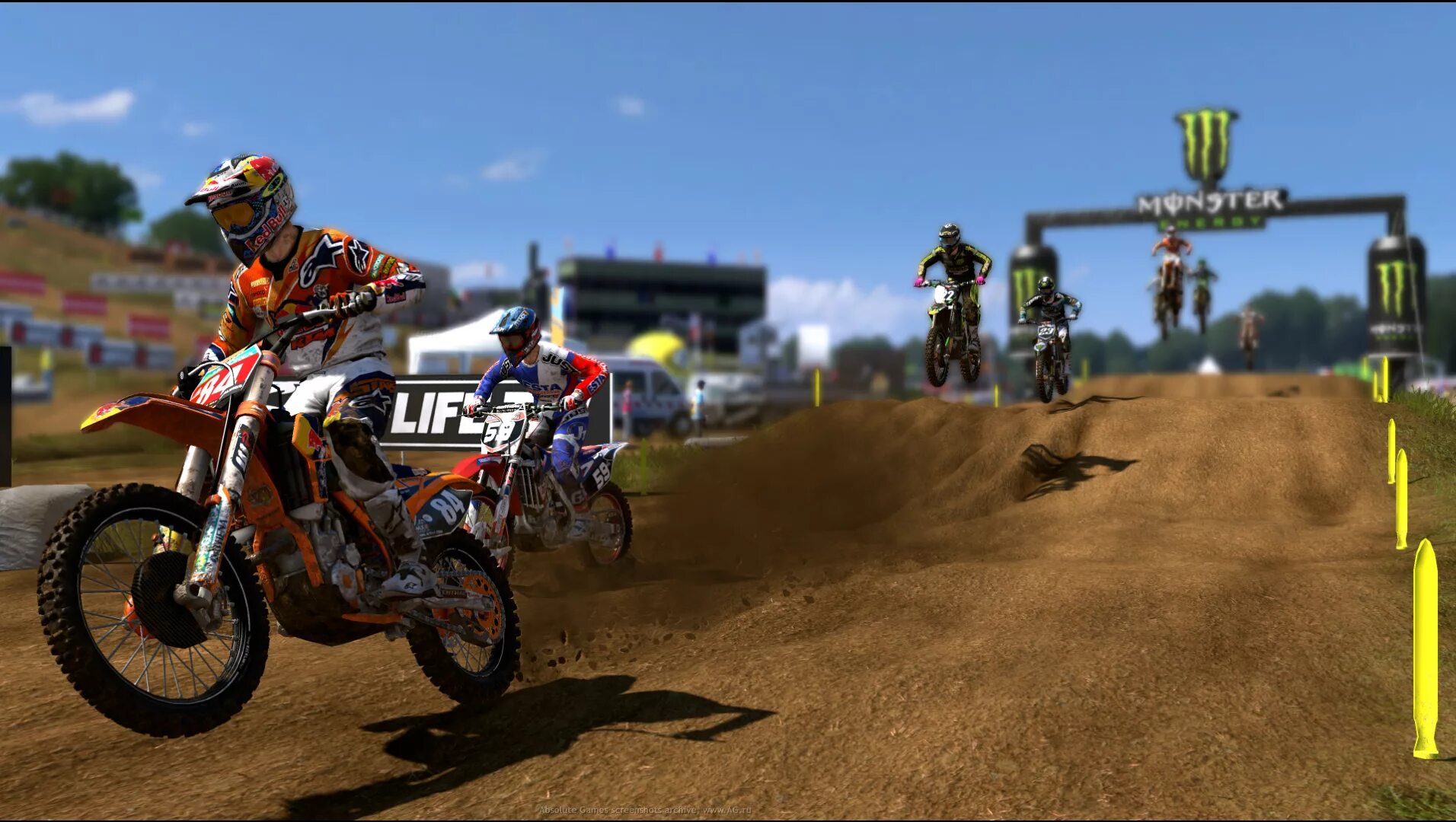 Motocross videogame