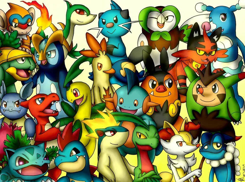 Pokemon starters. Покемон стартовики 1 поколения. Покемоны стартовики. Покемоны стартовики всех поколений. Стартовые покемоны.