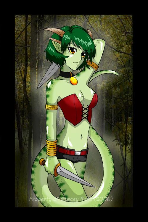 Reptile girl