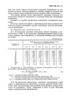 Давление насыщенного пара нефтепродуктов