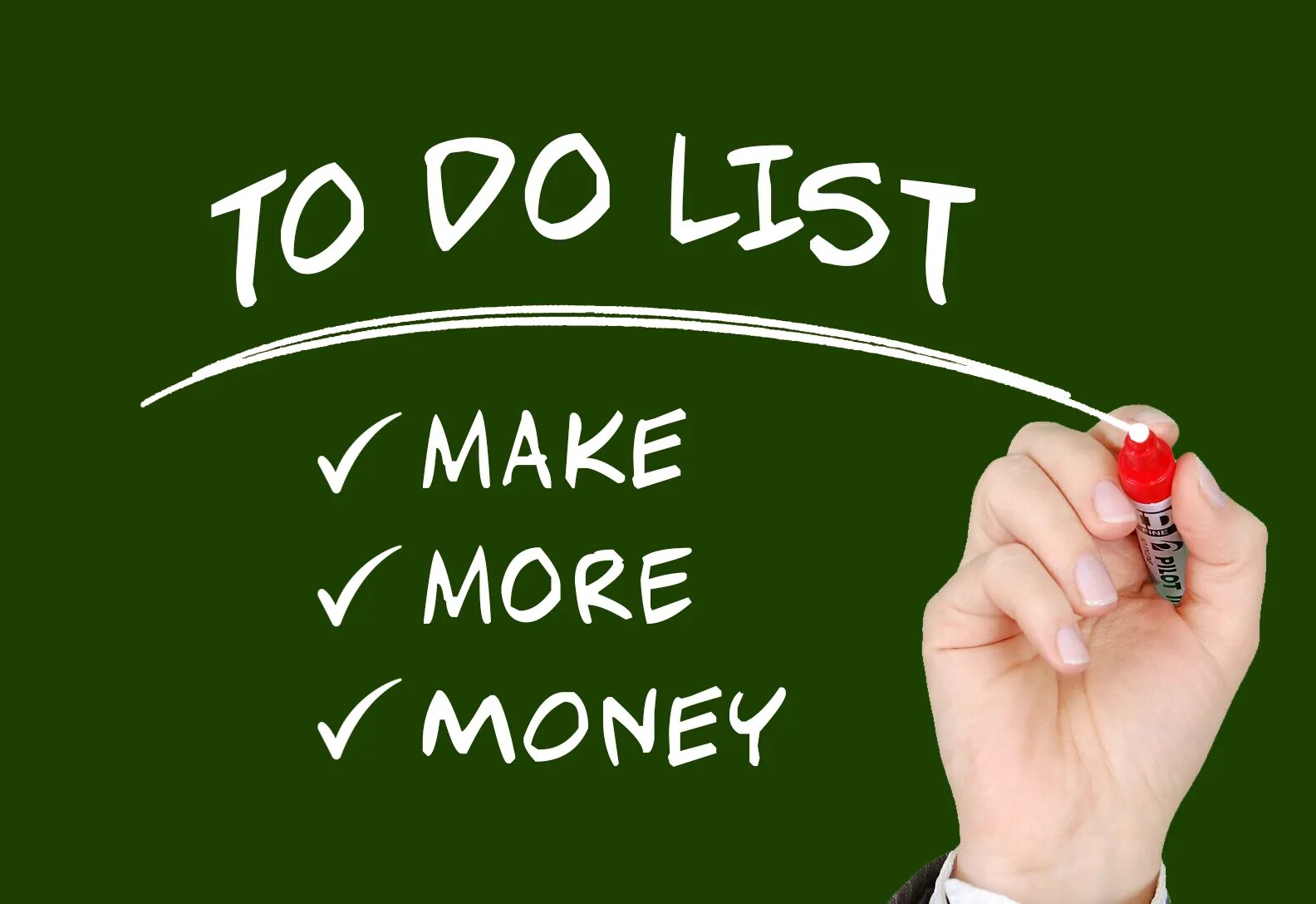 To make the most. Make many. make more. make merry make money.