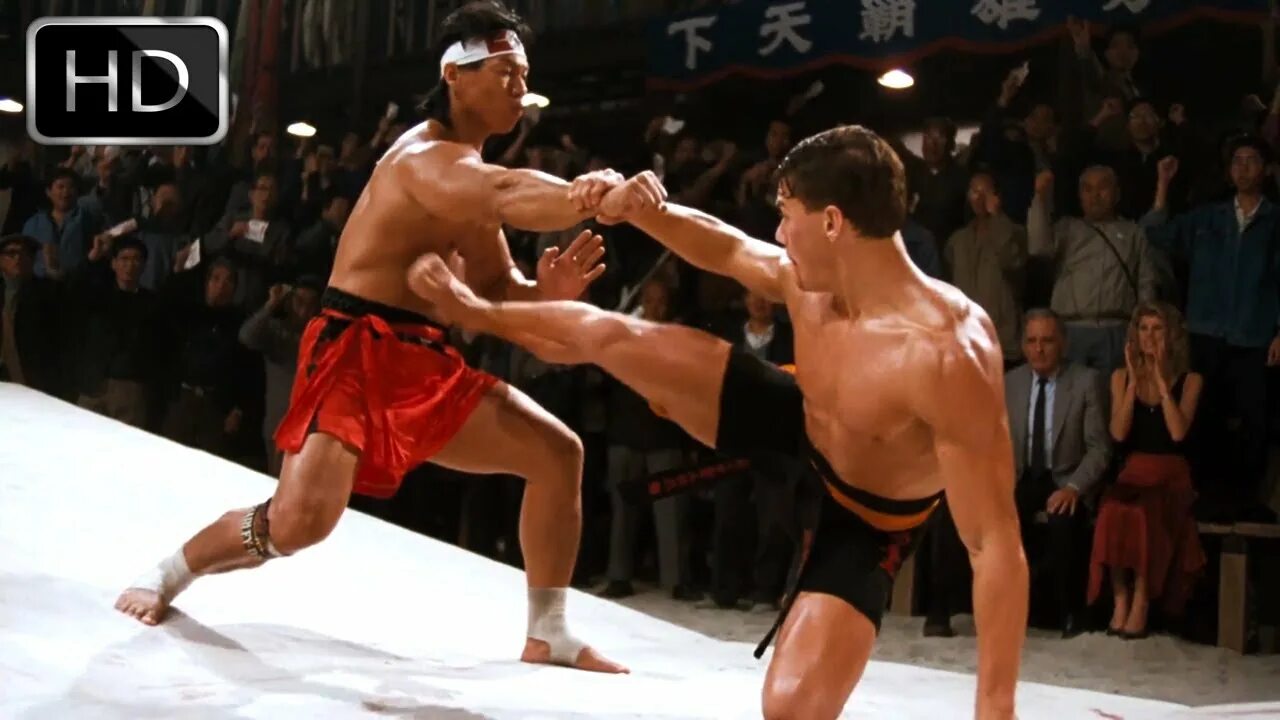 On the set of the classic "Bloodsport" Jean claude van damme, Van damme, Bloodsp