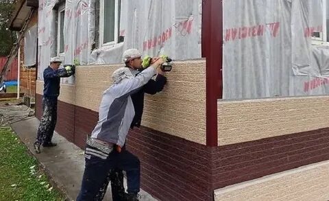 Отделка фасада своими руками