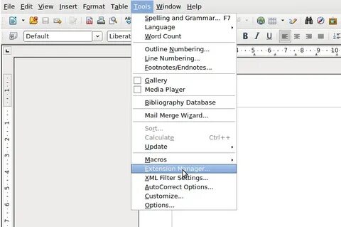 Окружение jre для openoffice