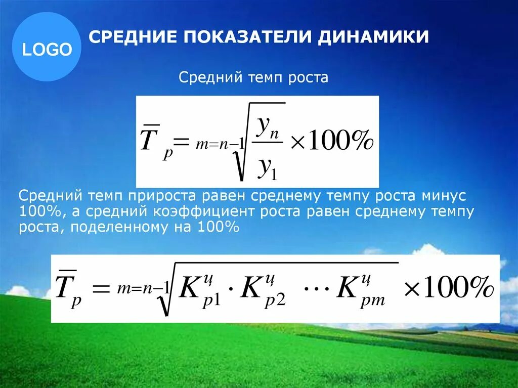 Средний коэффициент роста. Средние показатели динамики. Средний темп роста. Показатели динамики темп роста. Темп прироста коэффициентов