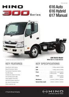 Hino 300 616 HYBRID 4x2.