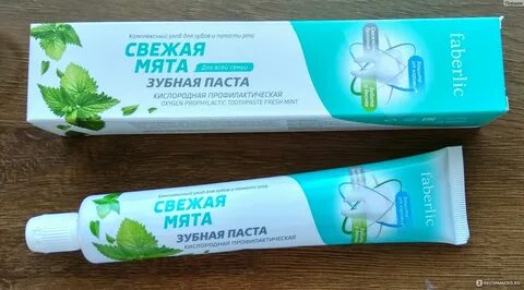 Освежающий зубную пасту