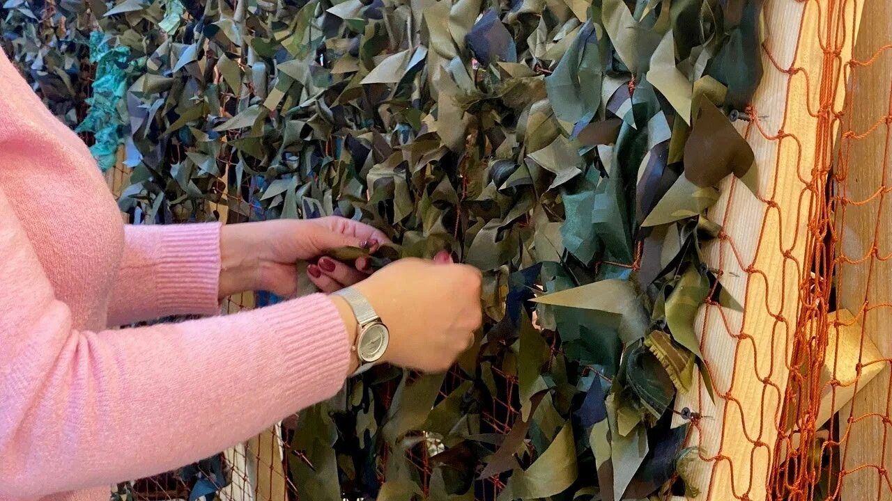 Как вязать маскировочные сети