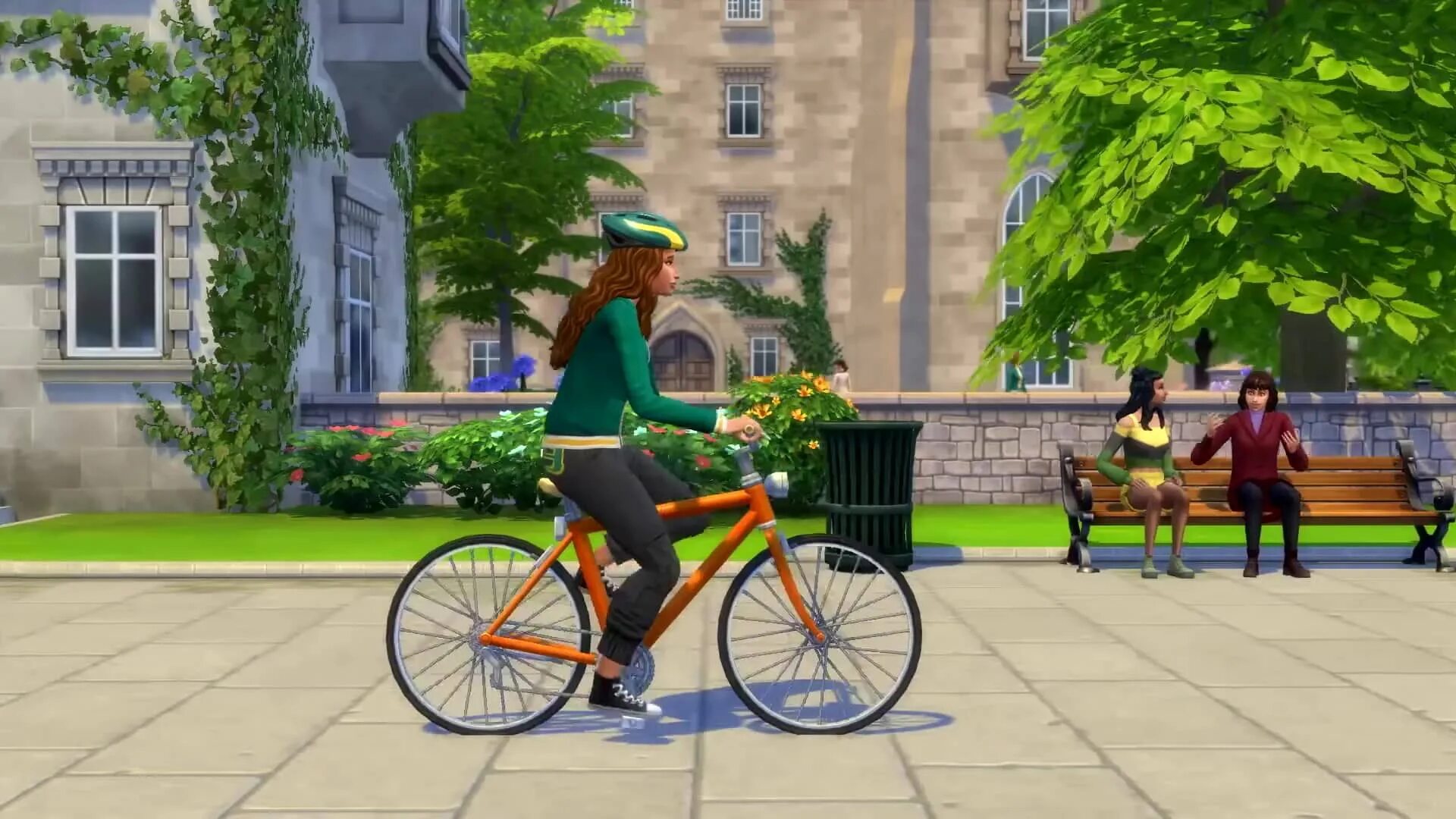 SIMS 4 пламбоб. Collect Simmer. Riding around