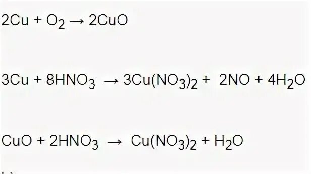 Cuo hno3 ионное