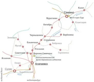 Маршрут алапаевск