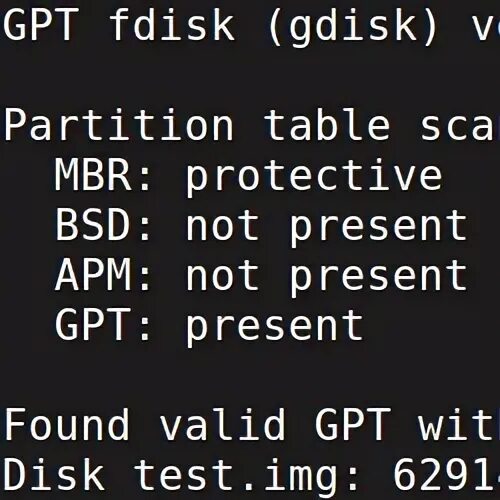 Partition not found. No bootable partition in table. gpt 4. gdisk. gdisk linux.