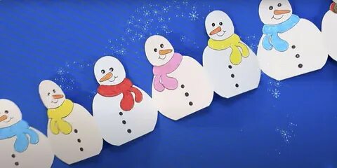 Гирлянда из снеговиков