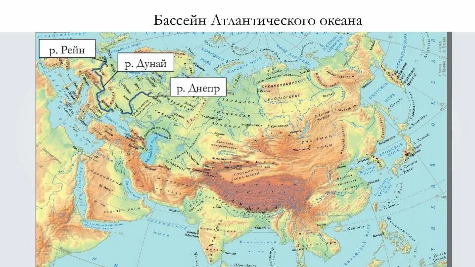 Номенклатура евразия 7 класс география. Атлас 7класа физическая карта Евразии. Карта рельефа Евразии. Евразия карта географическая рельеф. Физическая карта Евразии 7 класс атлас.