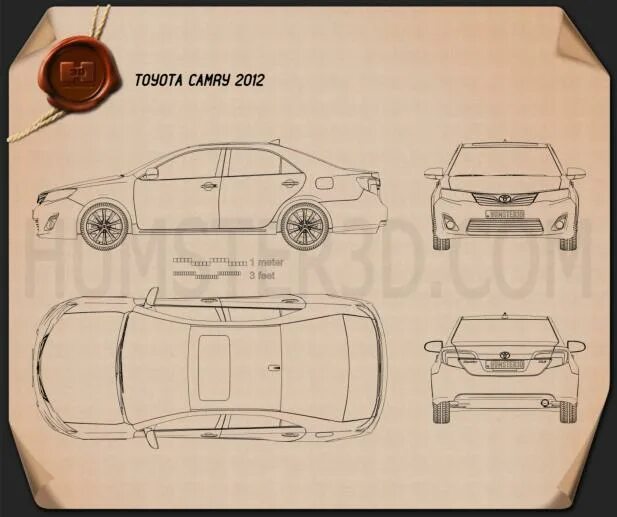 Камри 40 длина кузова. Чертежи тойота камри 40. toyota camry 2011 чертеж. toyota camry 2012 чертеж. габариты камри 40.
