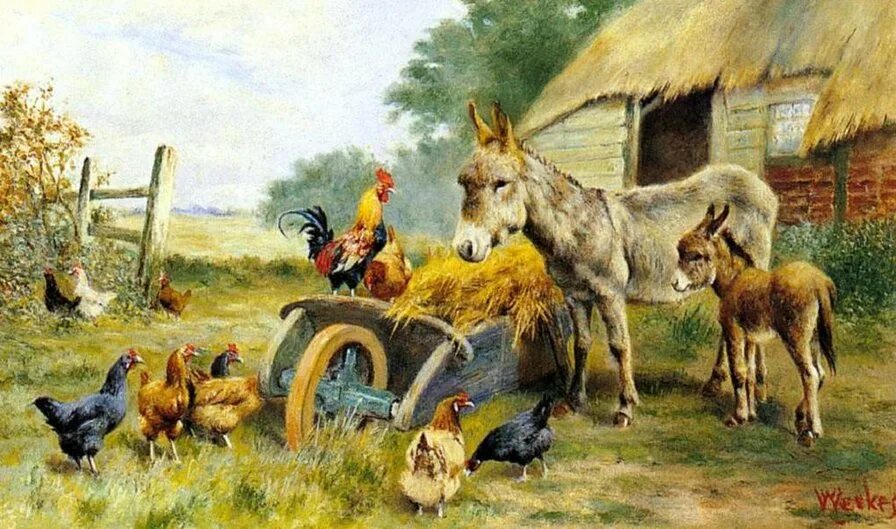 Небольшое стихотворение изображающее сельскую жизнь 6