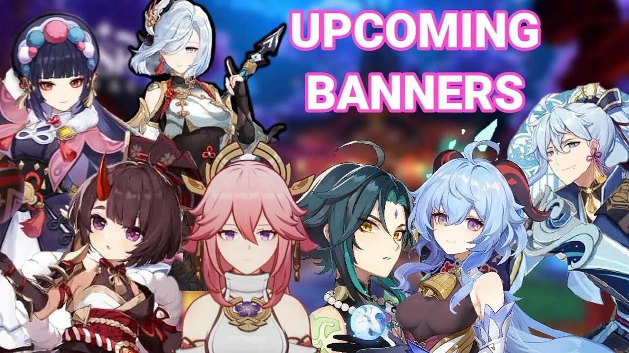 2022 banner. Character banner. 1 genshin impact. Upcoming banners. Genshin impact баннеры.