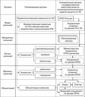 Структура рсчс уровни и подсистемы