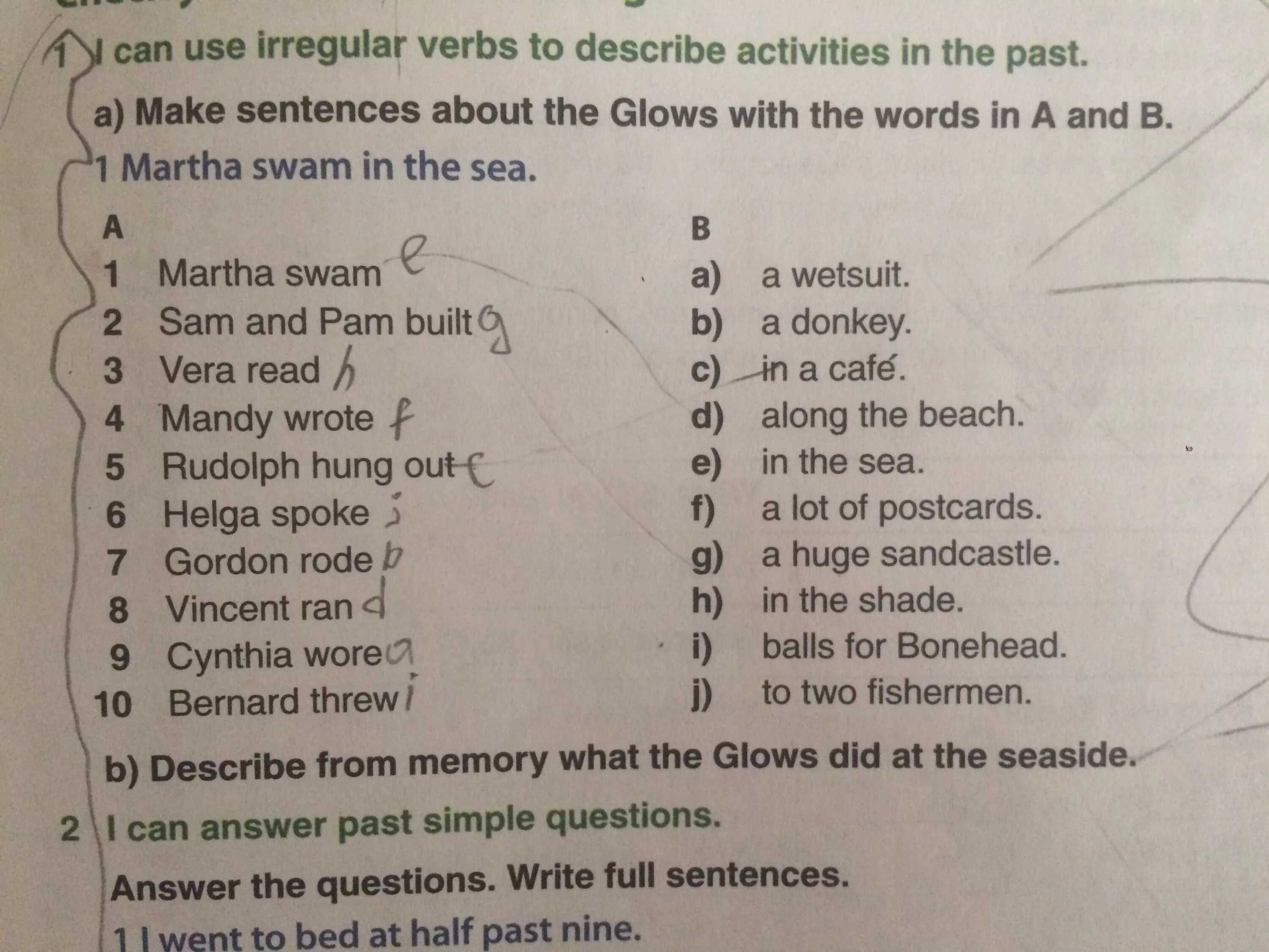 Rewrite the sentences in the active. Make sentences 2 класс. Английский язык 5 класс make the sentences. Make sentences with Irregular. Write the sentences in the past.