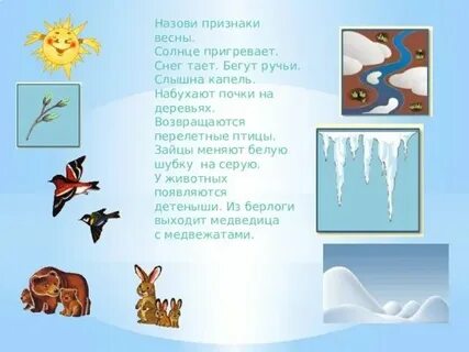 Подчеркни основу предложения весеннее солнце