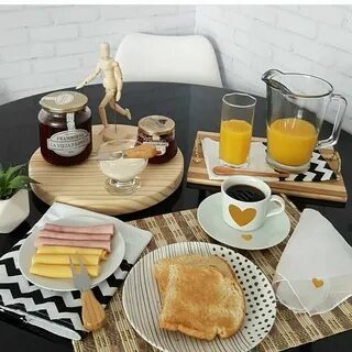 Breakfast table