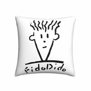 Чехол Fido Dido, подушка, чехол Fido Dido, чехол из полиэстера с зернистой ...