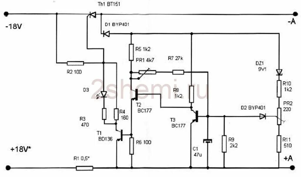 Bt151 datasheet. Схема включения тиристора вт151. схемы з/у для автомобильных аккумуляторов на тиристорах. тиристор bt151 характеристики. тиристор бт151 характеристики.