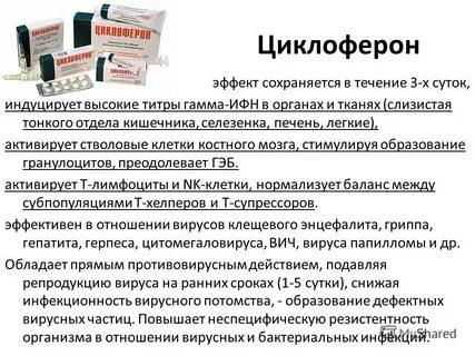Циклоферон побочные эффекты