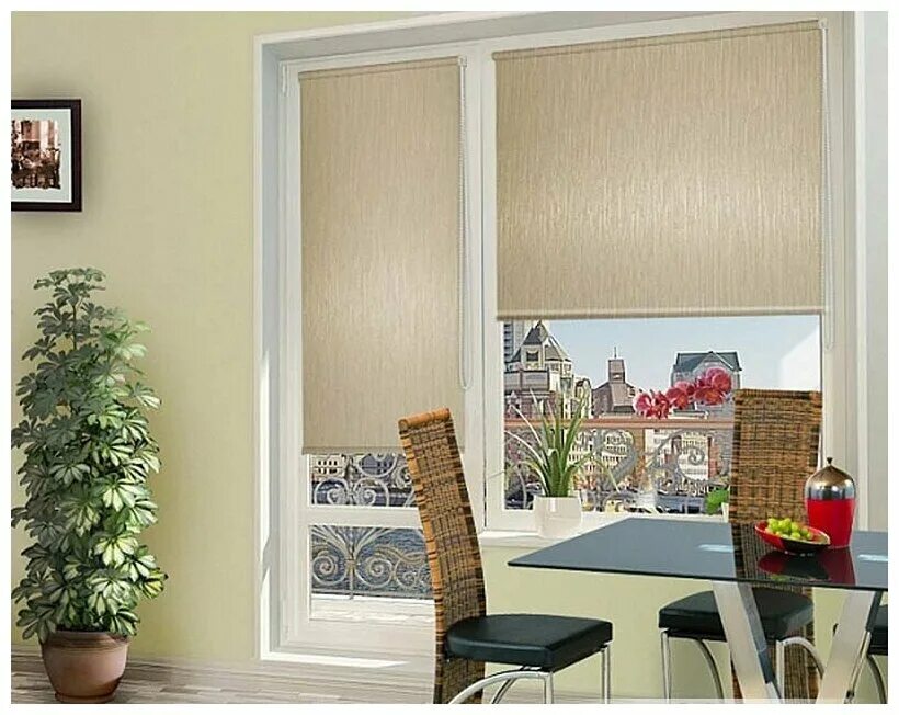 миниролло 52х160 абрикос. рулонные шторы на дверь балкона. рулонные жалюзи на дверь. миниролло 110х160 абрикос. рулонные шторы на дверной проем.