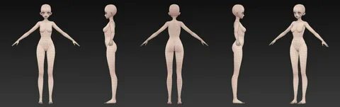 anime zbrush 3D model https...