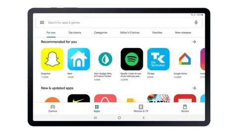 Galaxy tab приложение