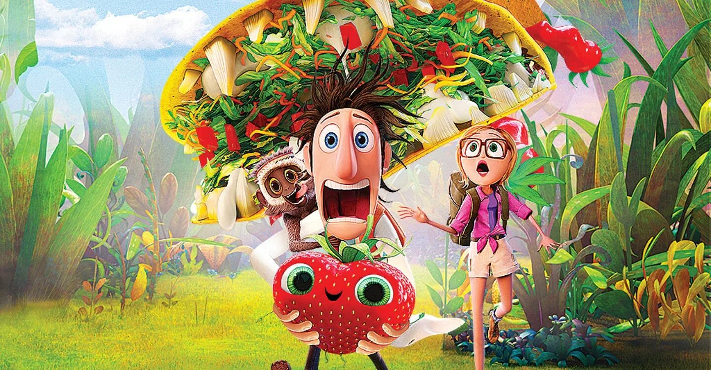 Облачно возможно виде фрикаделек 3. Облачно 2 месть гмо флинт локвуд. cloudy with a chance of meatballs 2017. cloudy with a chance of meatballs игра. cloudy with a chance of meatballs ифин.