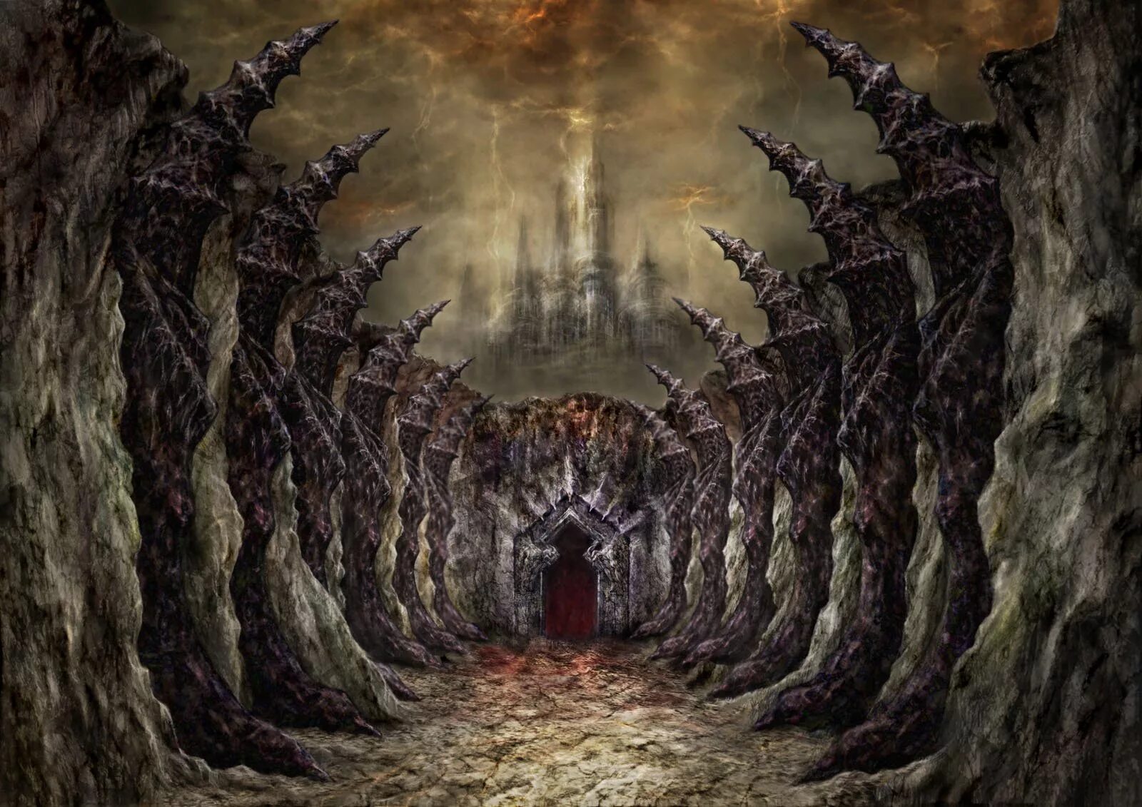 Демон генерал арт. Чистилище данте. Dark souls 3 деревня нежити. Чистилище нежити. Чистилище нежити.