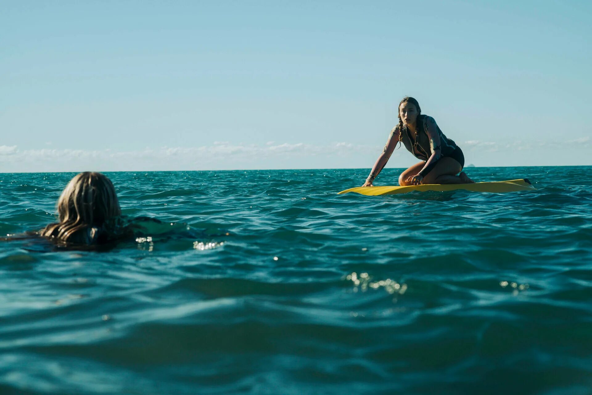 Девушка плавает в море. Большой барьерный риф дайвинг тур. Сидячая особь в море. Сидячая особь в море. Человек под водой.