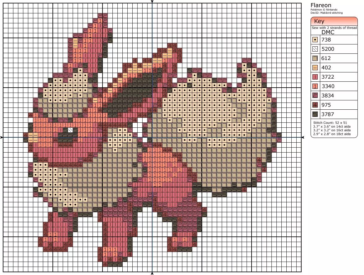 Покемонов схема. Покемон вышивка. Покемон Флареон. Покемон схема вышивки крестом. Схема вышивки крестиком покемон.