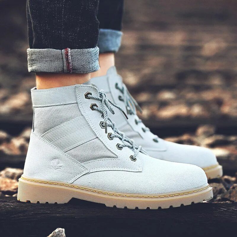Gray boot. Gray boot