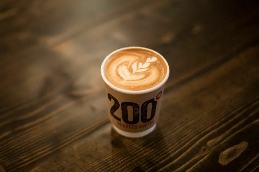 A cup of coffee to go