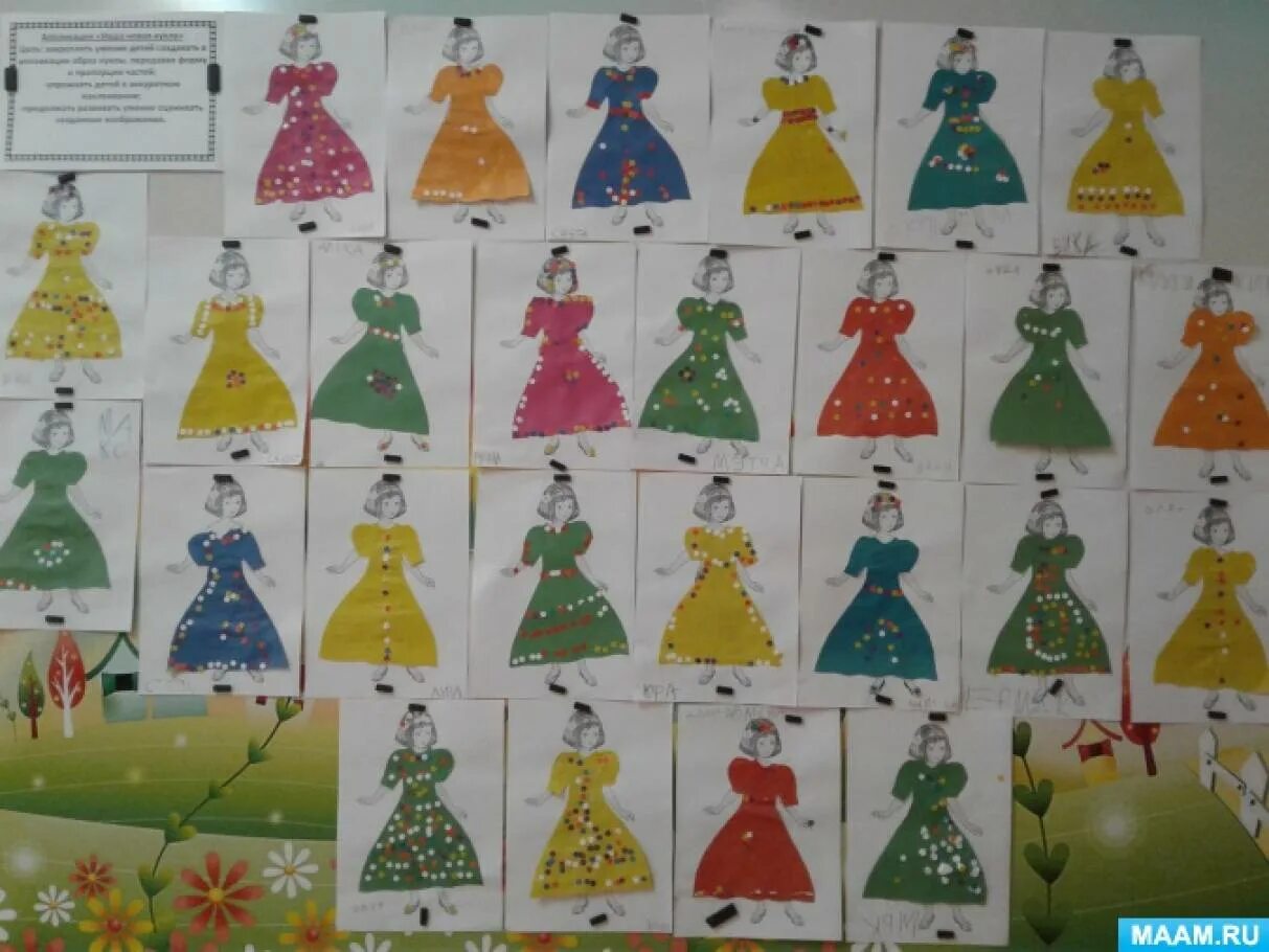 Платье аппликация в детском саду. Рисование красивое платье средняя группа. Рисование одежда старшая группа. Аппликация платье для мамы. Аппликации на одежду.