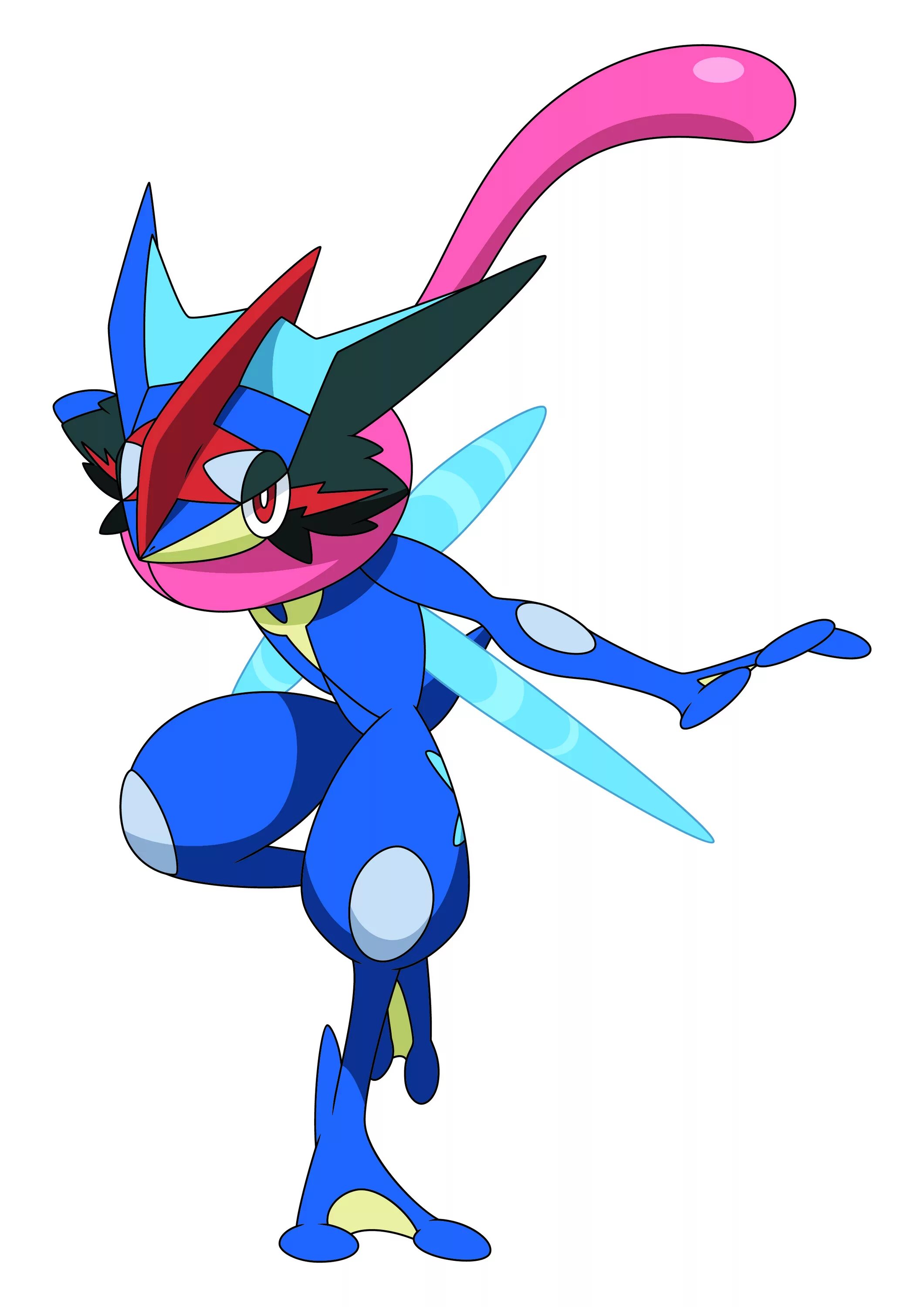 Покемон грениндзя. Greninja Эша. Шайни Грениндзя. Pokemon Грениндзя.