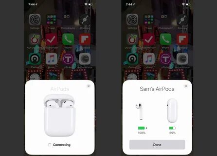 Последнее обновление airpods