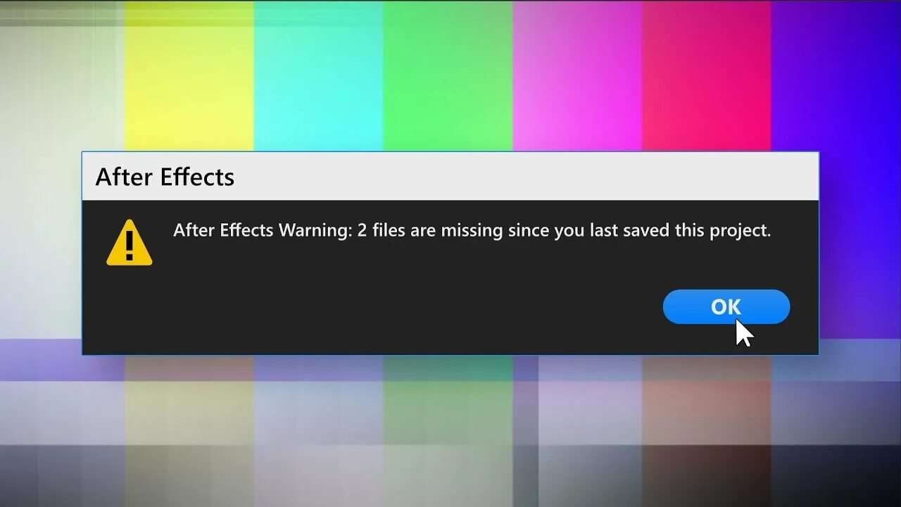 After file. The missing file. After Effects collect files. Ошибка after Effects проект потерян. After Effects Video Error.