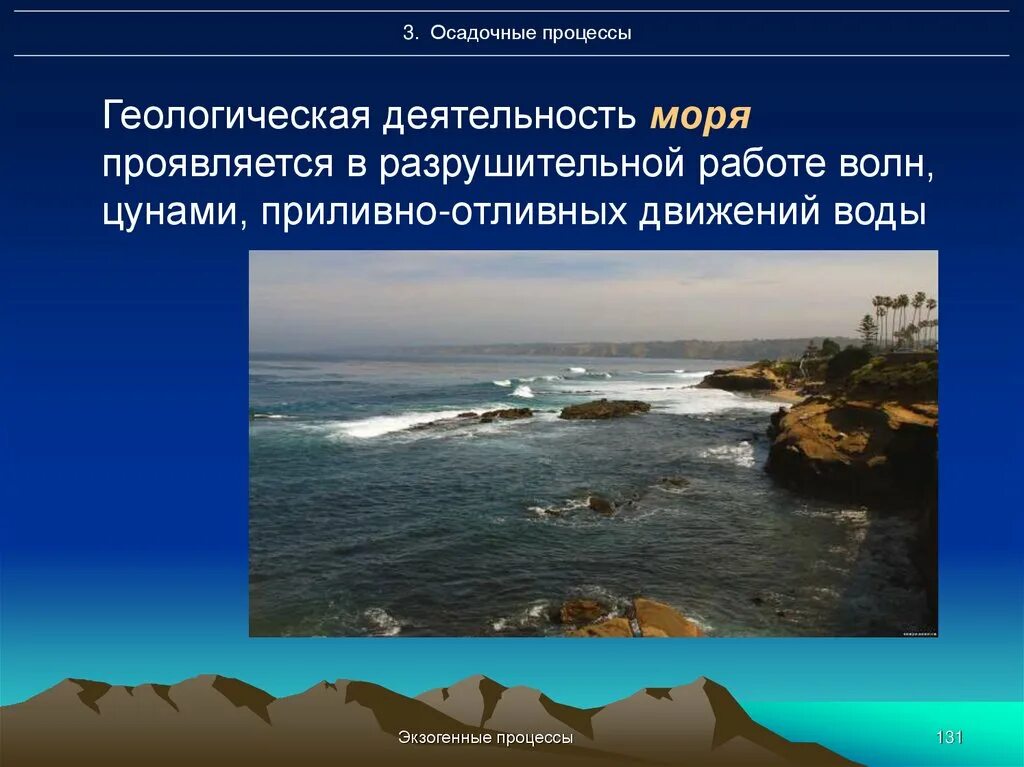 Геологическаятдеятельность моря. Геологическая деятельность моря. Геологическая деятельность морей и океанов. Геологические процессы в океанах.