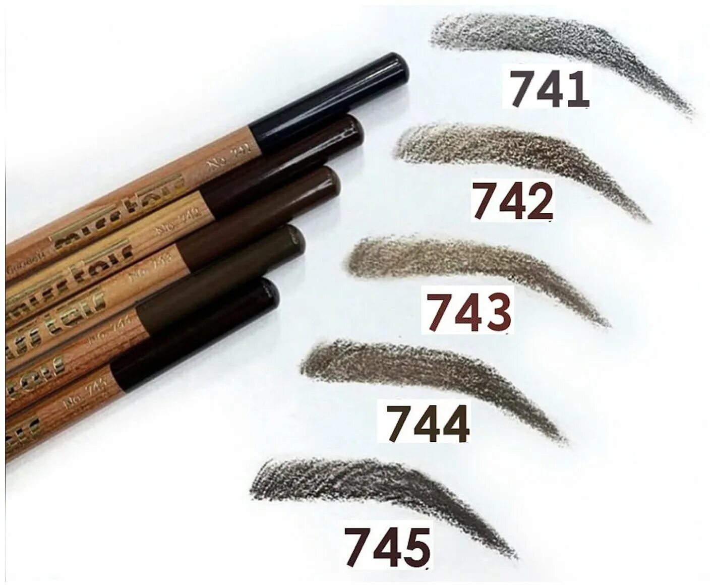 какой карандаш темнее